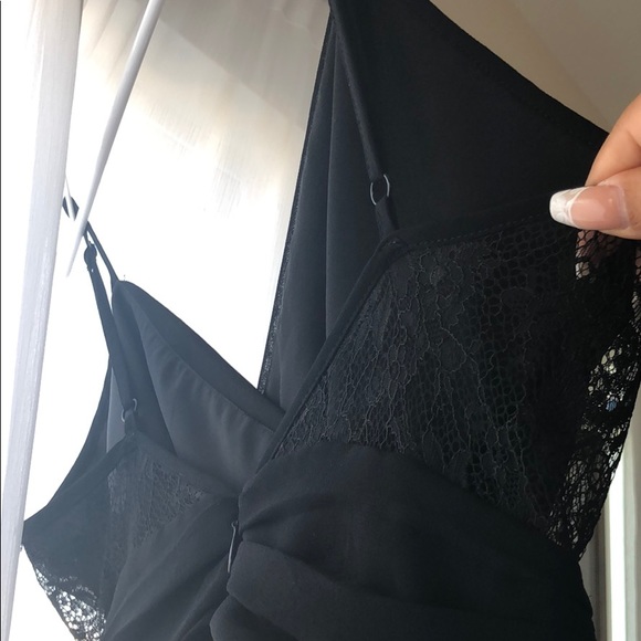 Keepsake black romper with lace cutout - Picture 5 of 5